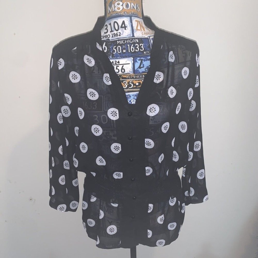 MG New York Paris Women’s Blouse size XL